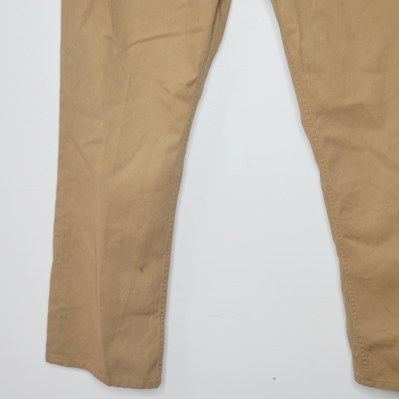 NWT Chaps 5 Pocket Twill Khaki Pants Tan 38 x 30 - Picture 3 of 10